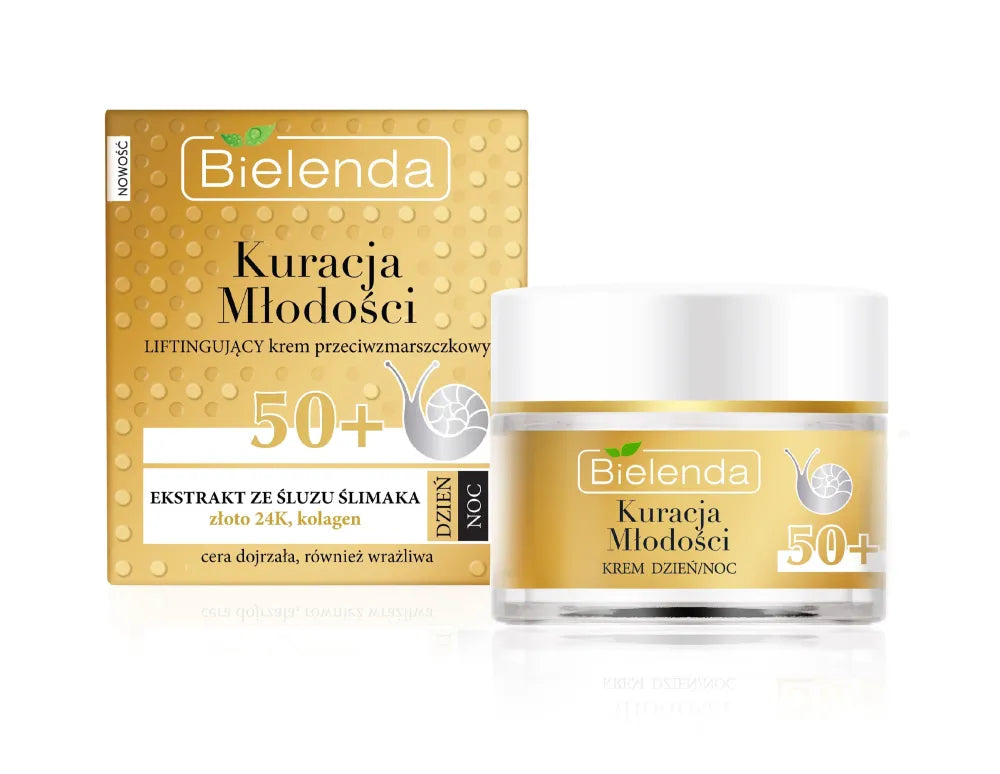 Bielenda Youth Cure 50+ Lifting Anti-Wrinkle Cream for Day and Night 50ml - Kosmetika