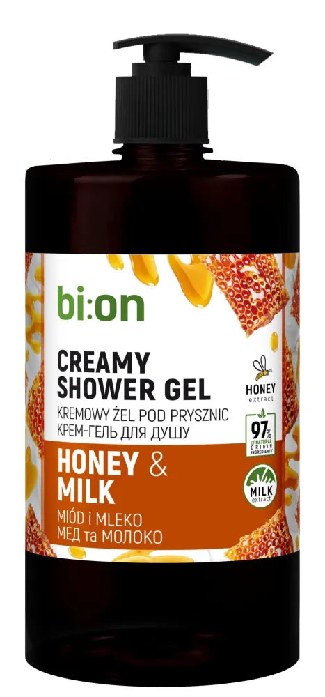 BIO NATURELL Honey and Milk Cream Shower Gel 946m - Kosmetika