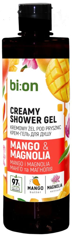 BIO NATURELL Mango and Magnolia Cream Shower Gel 473 ml - Kosmetika