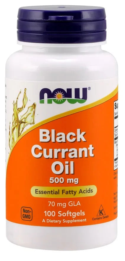 Black Currant Oil 500mg - 100 softgels - NOW Foods - Papildai