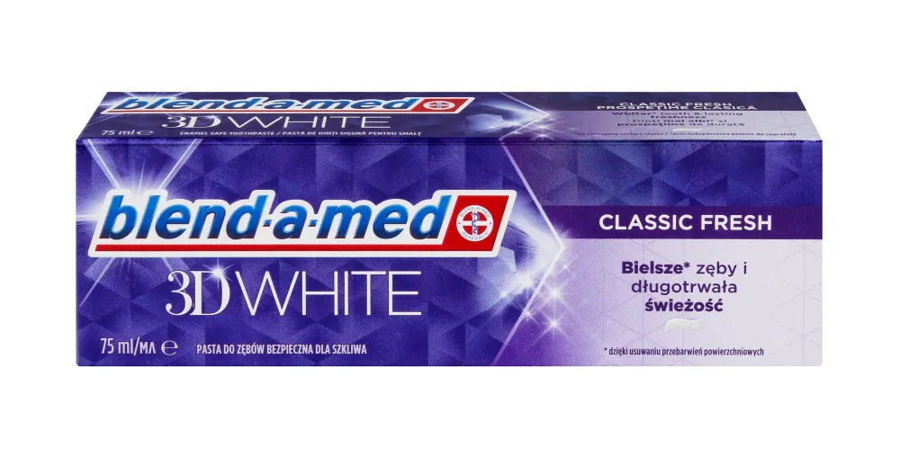 BLEND-A-MED 3D White Classic Fresh Whitening Toothpaste 75 ml. - Higiena