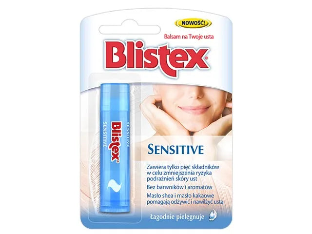 Blistex Sensitive Lip Balm 4.25g jautriems lūpoms - Kosmetika