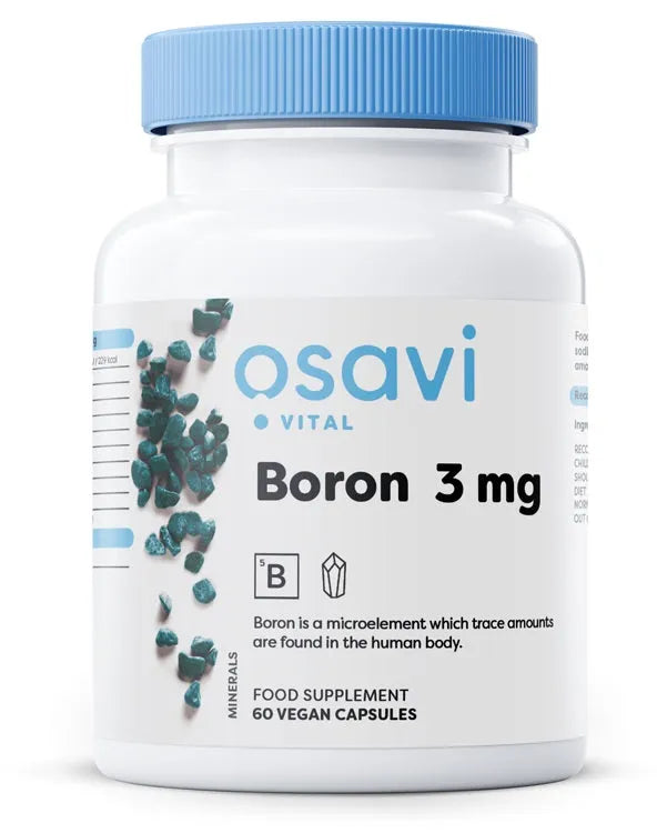 Boron 3mg - 60 vegan caps - Osavi - Papildai