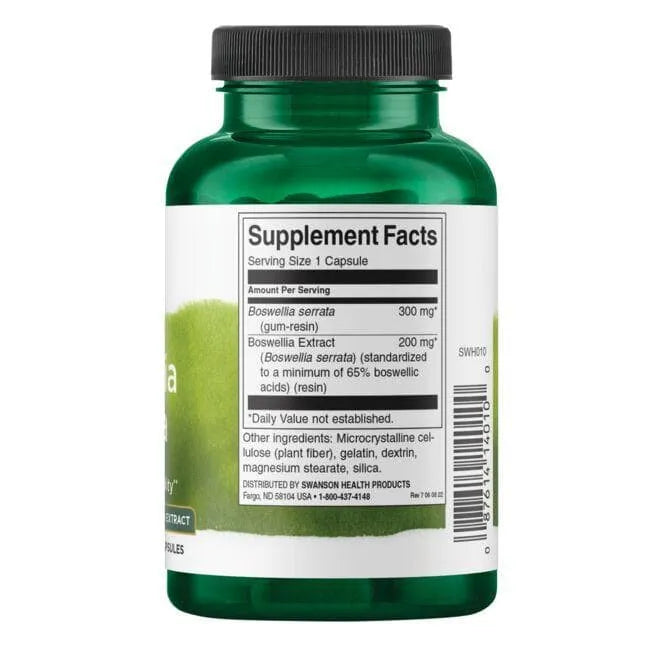 Boswellia Serrata - N120 - Bosvelija ekstraktas - Swanson - Papildai