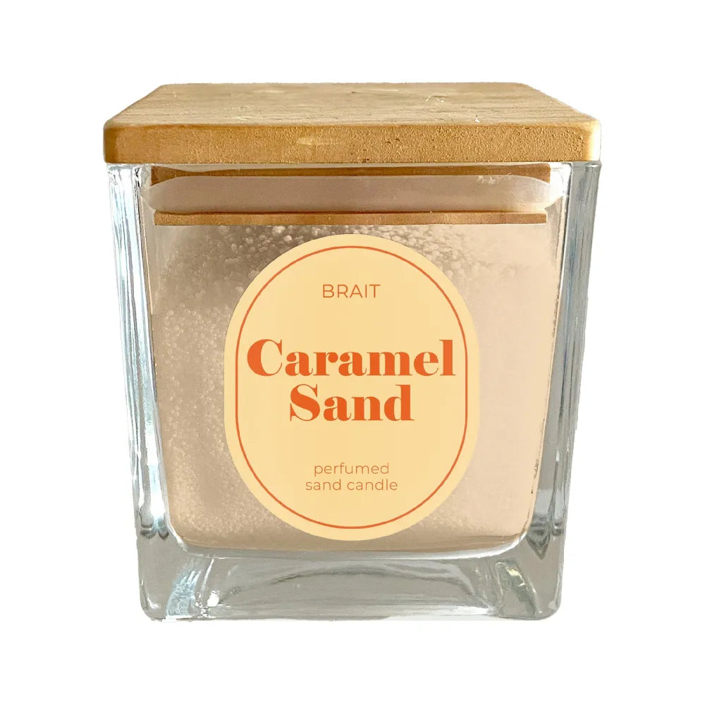 BRAIT Carmel Sand Candle 130 g - Medicinos ir slaugos prekės