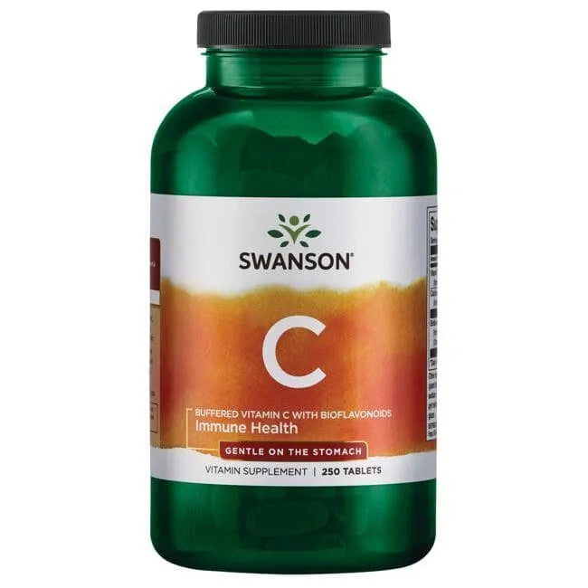 Buffered Vitamin C with Bioflavonoids - N250 - Swanson - Papildai