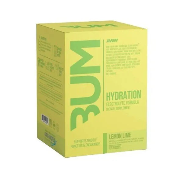 Bum Hydration Lemon Lime - 20 x 5.8g - Raw Nutrition - Sporto papildai