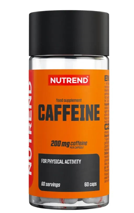 Caffeine 200mg - 60 caps - Nutrend - Sporto papildai