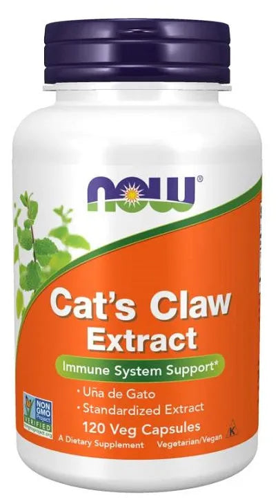 Cat’s Claw Extract - 120 vcaps - NOW Foods - Papildai