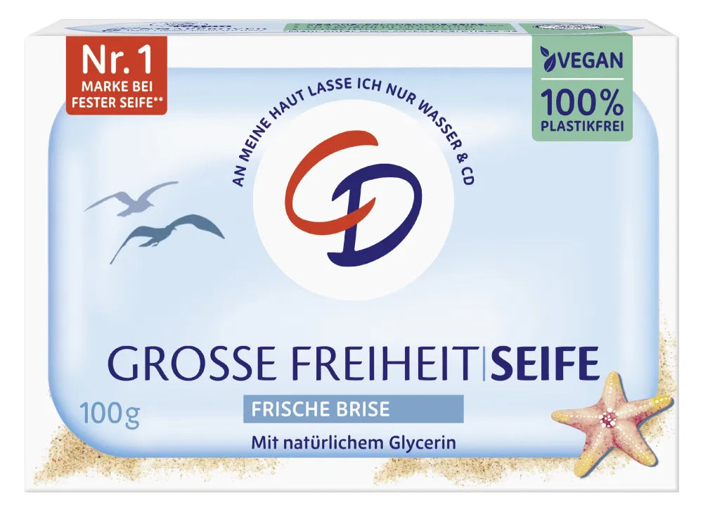CD Grosse Freiheit Bar soap with glycerin Sea Breeze 100 g - Kosmetika