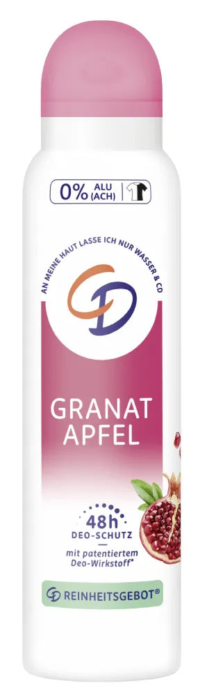 CD Pure Bio Pomegranate Spray Deodorant 150 ml - Kosmetika