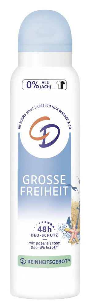 CD Pure Spray Deodorant Grosse Freiheit 150 ml - Kosmetika