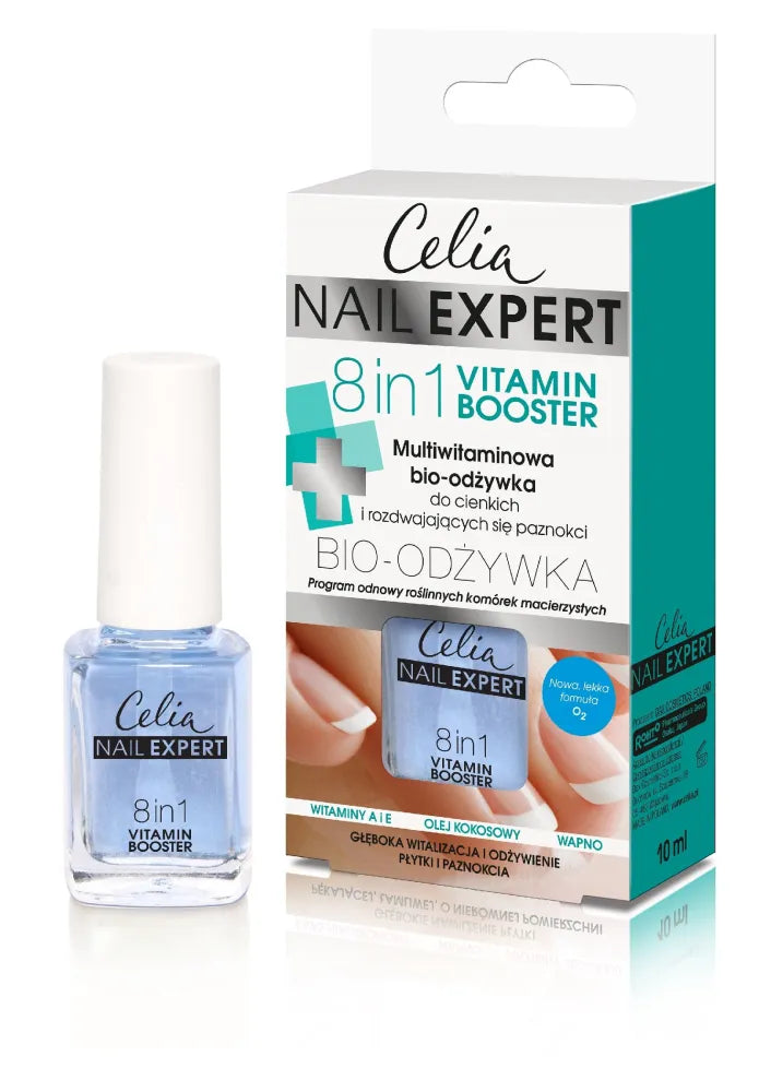 Celia Nail Expert Multi-vitamin Bio-nagų kondicionierius 8in1 10ml - Kosmetika