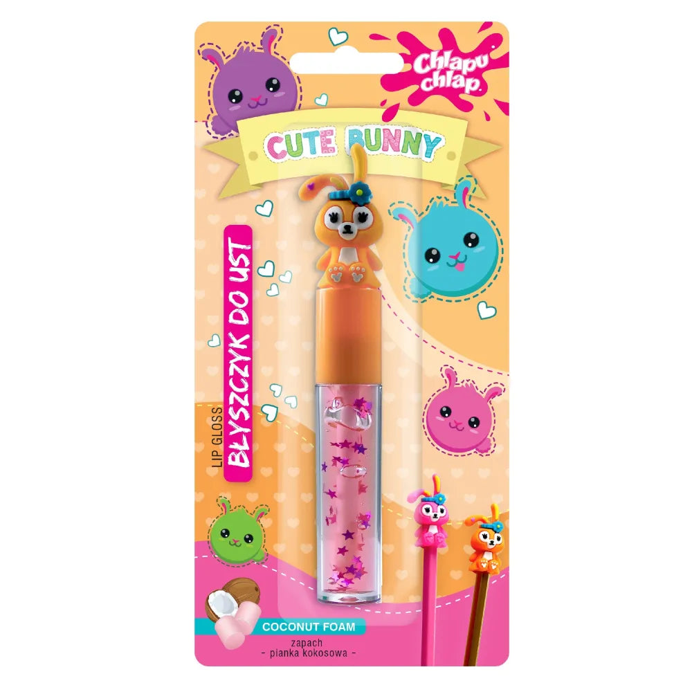 CHLAPU CHLAP Cute Bunny lūpų blizgesys - kokosų 1 vnt - Kosmetika