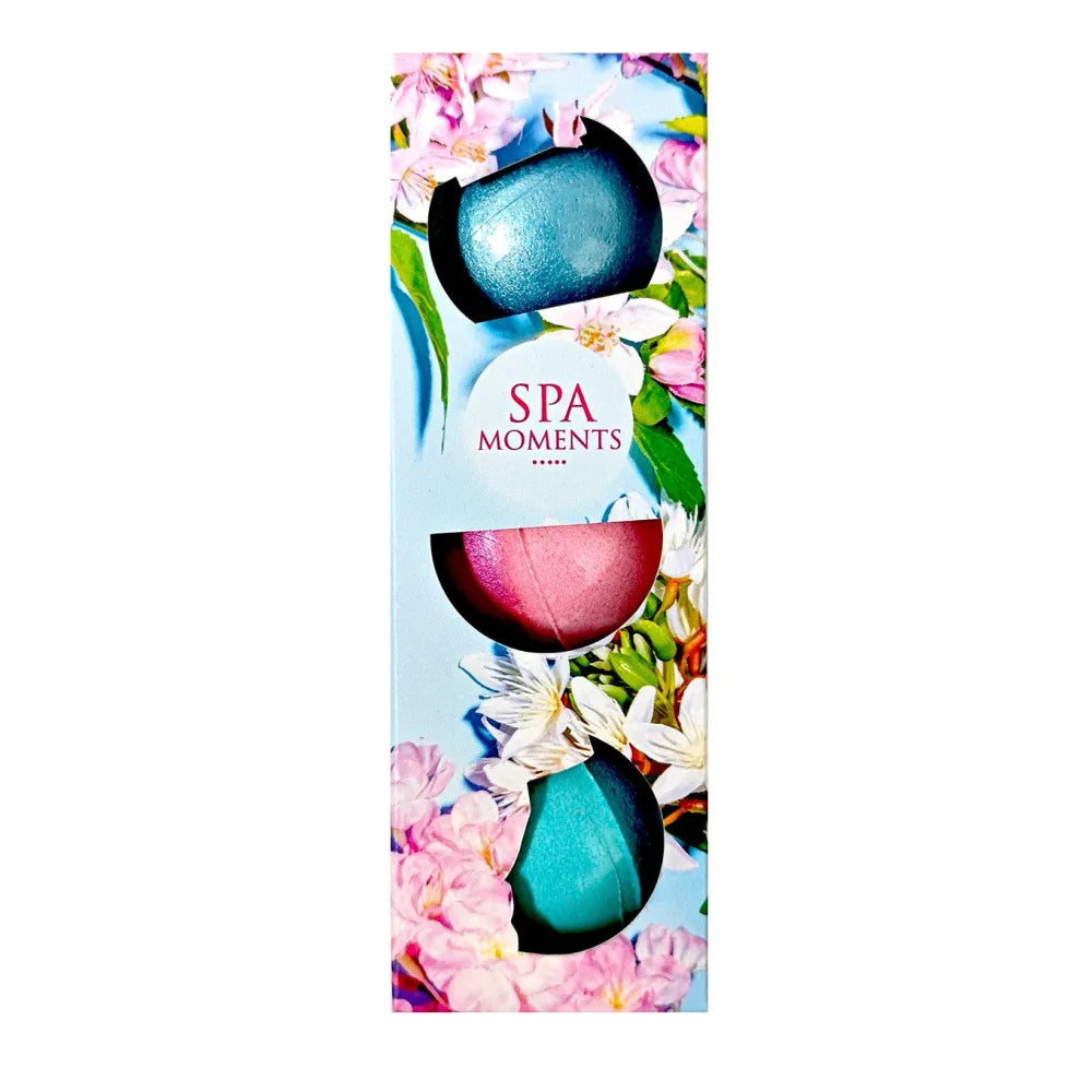 CHLAPU CHLAP Spa Moments Bath ball set with Shea Butter fragrance 3 x 80 g - Kosmetika