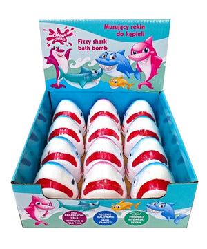CHLAPU CHLAP Sparkling shark for bath with bubble gum scent - Vaikui ir mamai