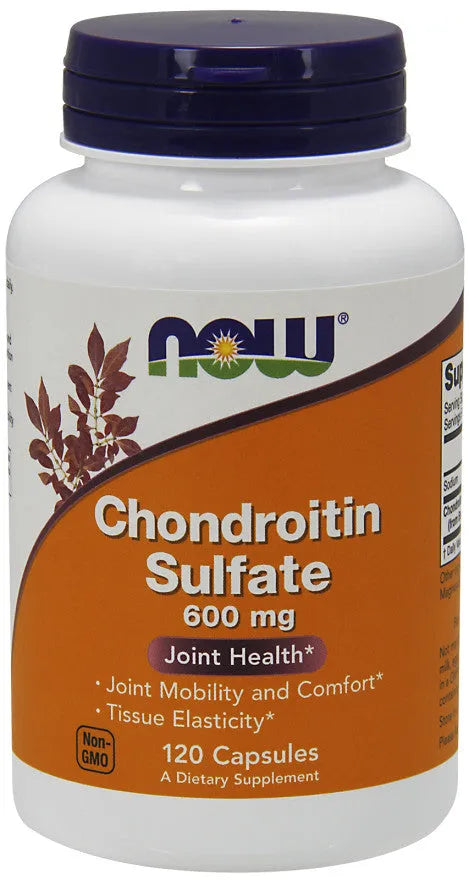 Chondroitin Sulfate 600mg - 120 caps - NOW Foods - Papildai