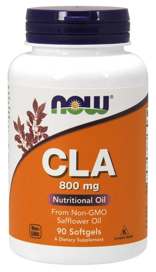 CLA 800mg - 90 softgels - NOW Foods - Papildai