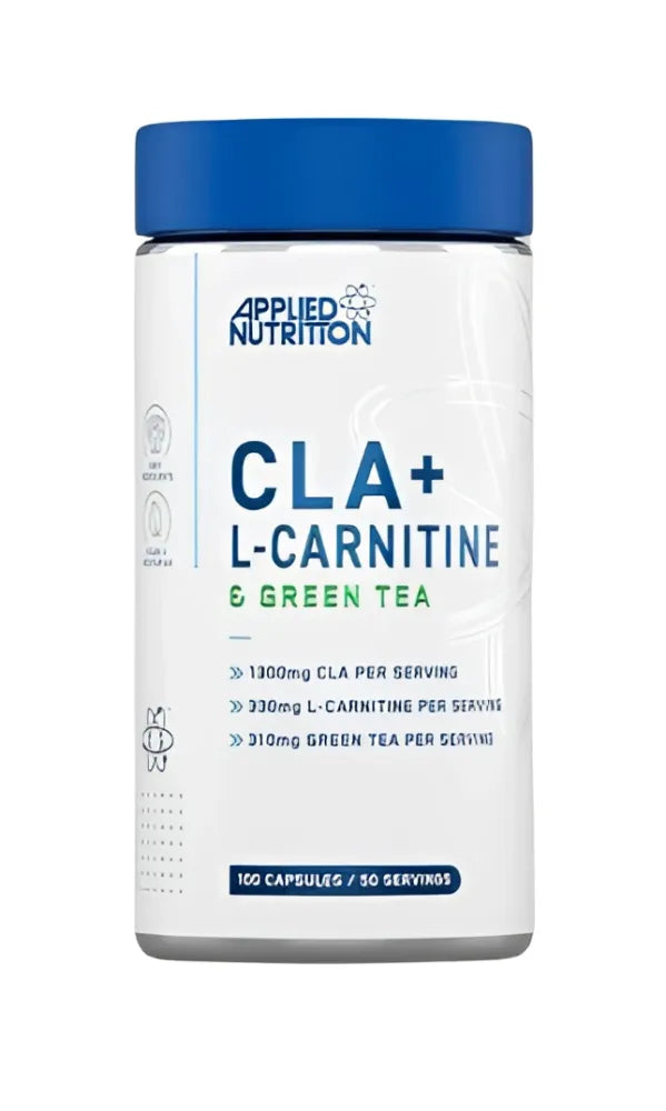 CLA + L-Carnitine & Green Tea - 100 caps - Applied Nutrition - Sporto papildai