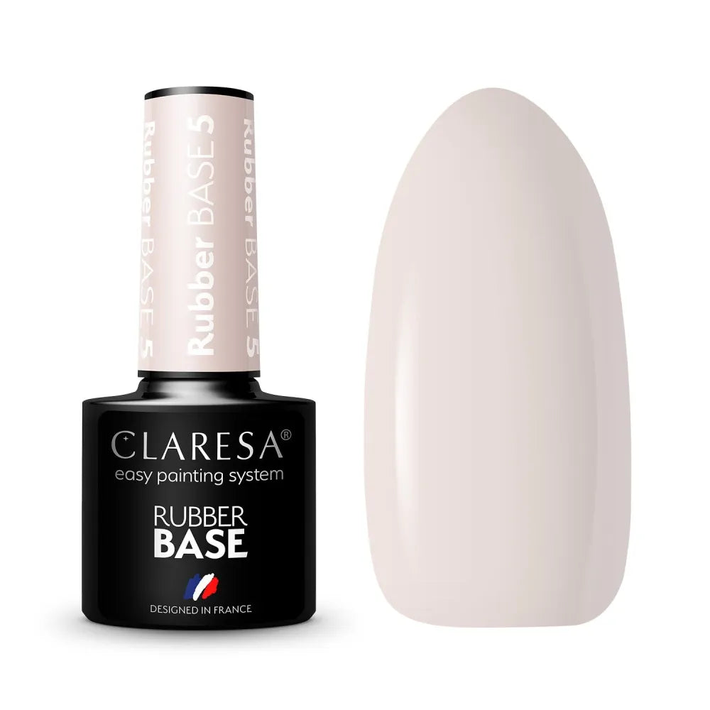 CLARESA Base for hybrid nail polish Rubber - 5 5g - Kosmetika
