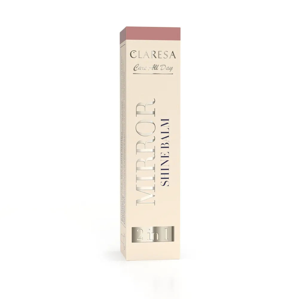 CLARESA Care All Day Mirror Shine Balm 2-in-1 Lip Gloss Stick Tea Time 3 g - Kosmetika