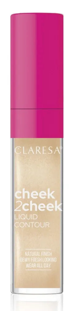 CLARESA Cheek2Cheek Liquid Highlighter 02 Glam Glow 7g - Kosmetika