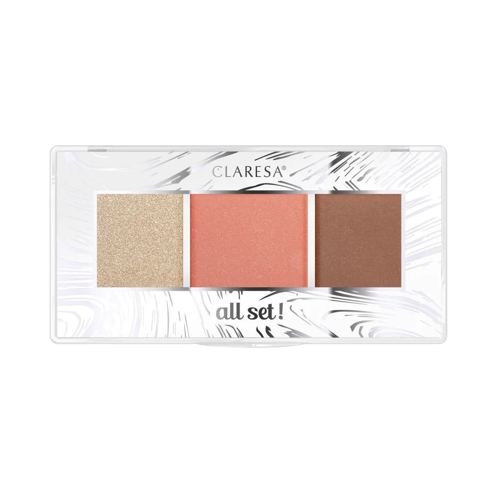 CLARESA Contouring Palette VISI PARUOŠTI! - 02 šilti! 1vnt - Kosmetika