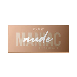 CLARESA Eyeshadow Palette (10) NUDE MANIAC 12g akių šešėlių paletė - Kosmetika