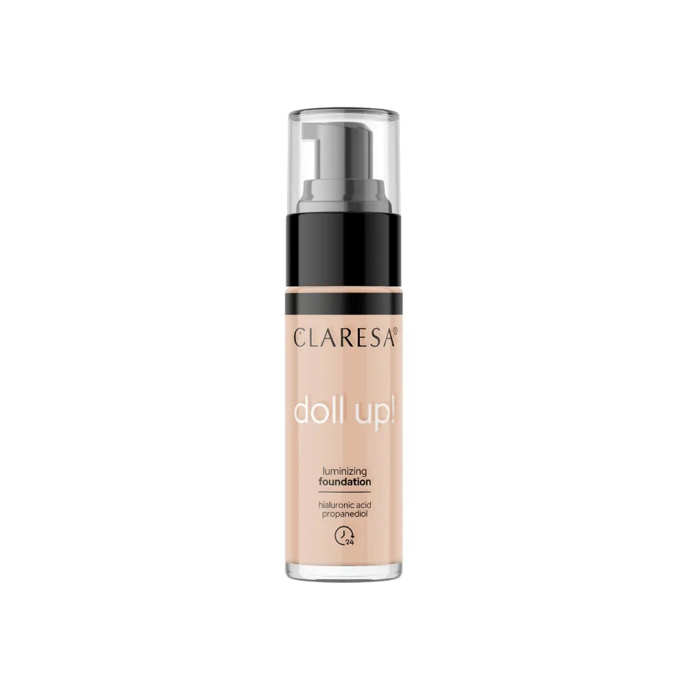 CLARESA Illuminating Foundation Doll Up! No. 06 Tan 34g - Kosmetika