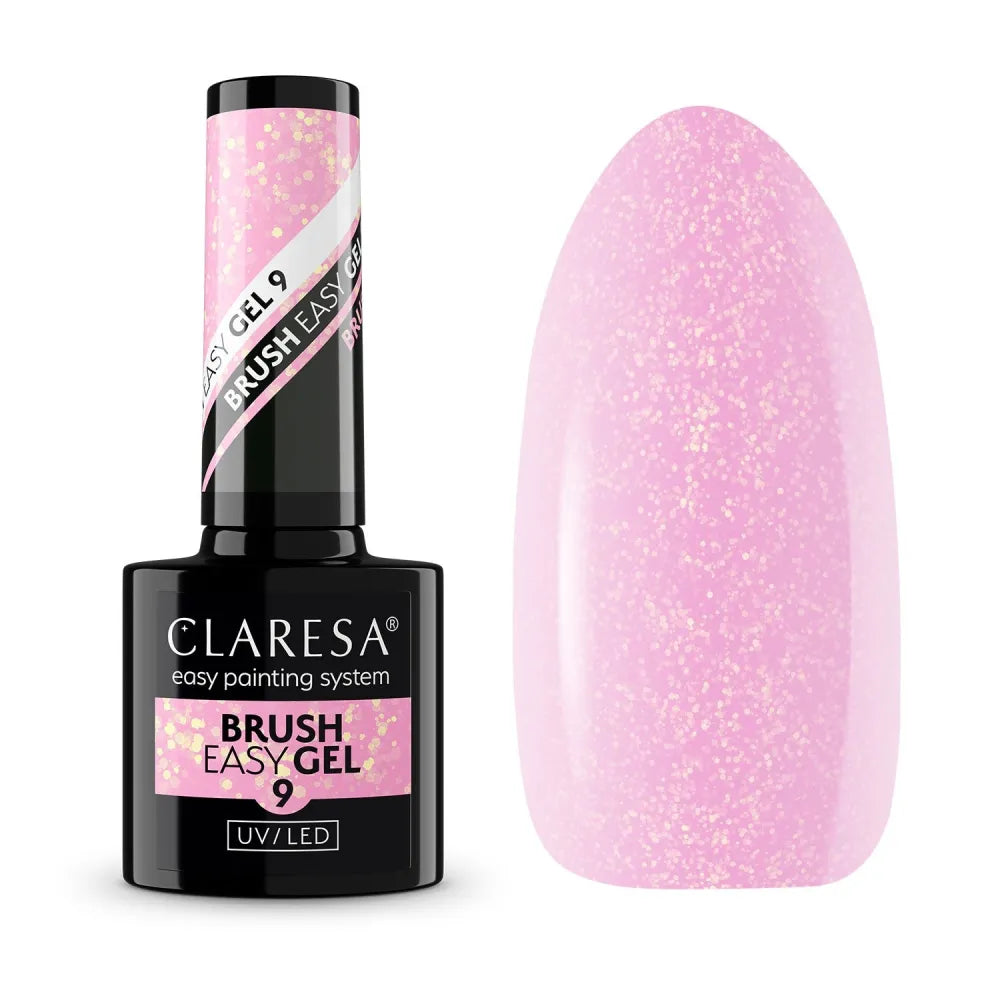 CLARESA N Brush Easy Gel nr 9 - 5 g skaistalai - Kosmetika