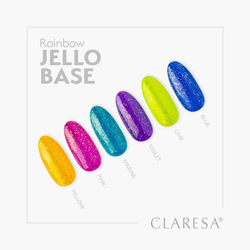 CLARESA Rainbow Jello Base Hybrid - Jūrinis 5 g - Kosmetika