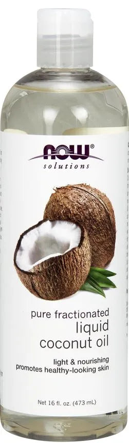 Coconut Oil Liquid Pure Fractionated - 473 ml - NOW Foods - Maistas