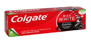 Colgate Max White Charcoal Dantų pasta 75ml - Kosmetika