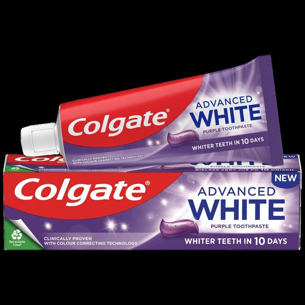 COLGATE PASTA 75ml Išplėstinė Balta Purpurinė - Kosmetika