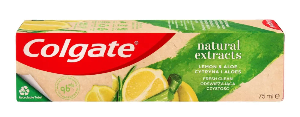 Colgate Toothpaste Natural Extract Ultimate Fresh 75ml Natūralus ekstraktas galutinis gaivumas - Kosmetika