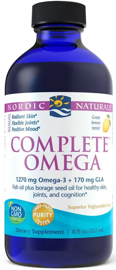 Complete Omega 1270mg Lemon - 237 ml - Nordic Naturals - Papildai