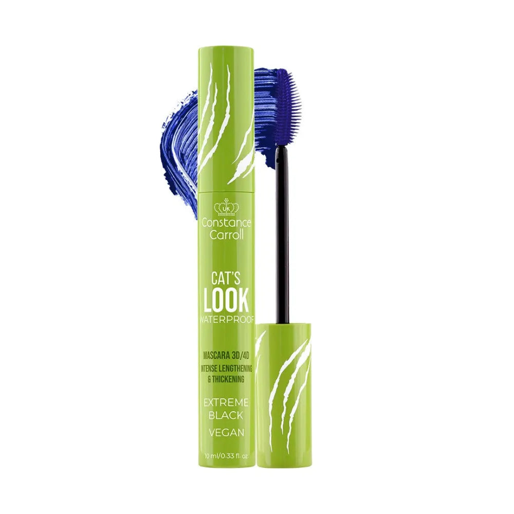 CONSTANCE CARROLL Cat’s Look Maskara - Elektrinė Mėlyna 10 ml - Kosmetika