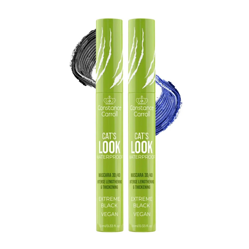 CONSTANCE CARROLL Duopak Cat’s Look Mascara Black + Blue - Kosmetika