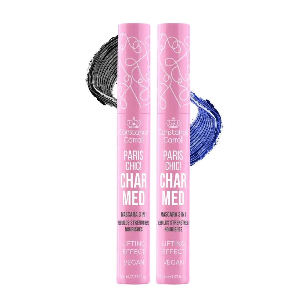 CONSTANCE CARROLL Duopak Mascara Charmed black + blue - Kosmetika