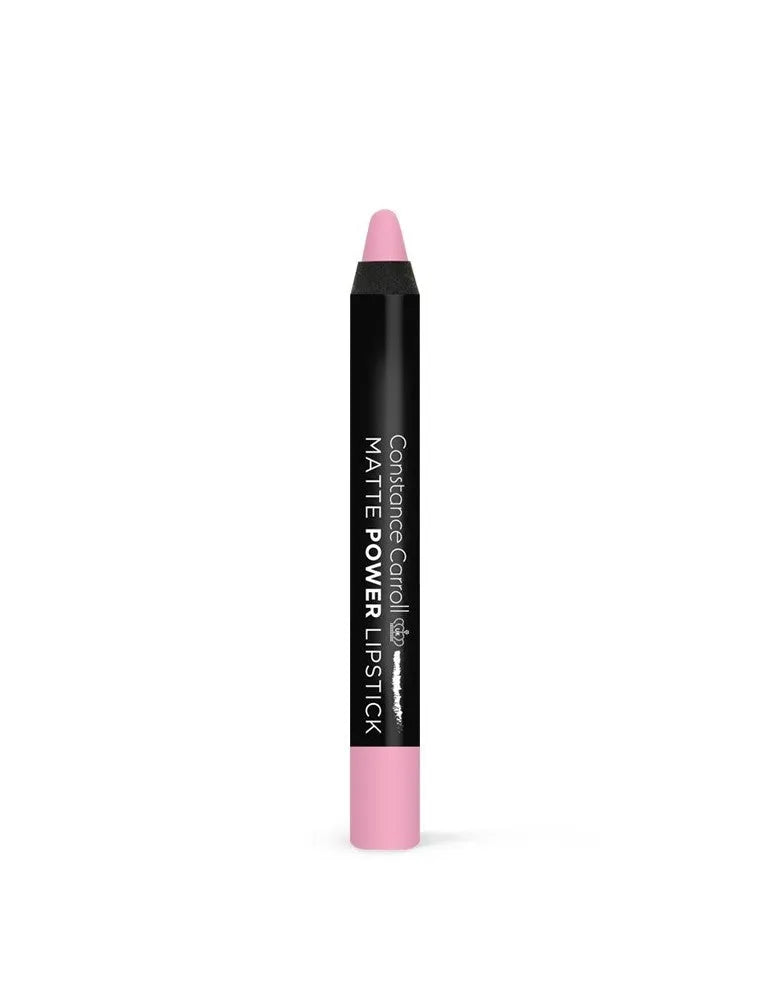 Constance Carroll Matte Power Lipstick Matinė lūpų dažų pieštukas nr. 01 Nude Rose 1 vnt. - Kosmetika