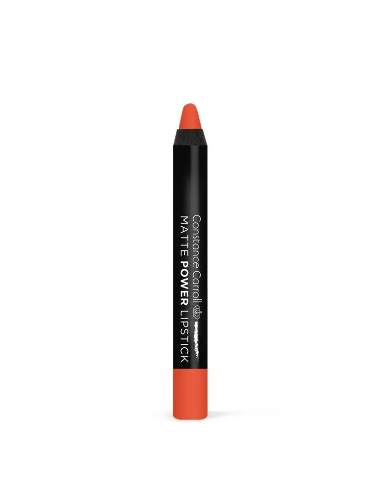 Constance Carroll Matte Power Lipstick Matinis lūpų dažai pieštuku nr. 05 Tamsiai persikų 1 vnt. - Kosmetika