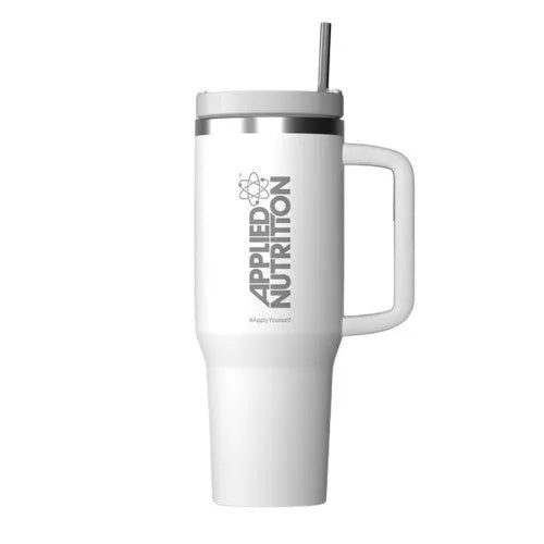 Cooler Tumbler Cup White - 1200 ml - Applied Nutrition - Sporto papildai