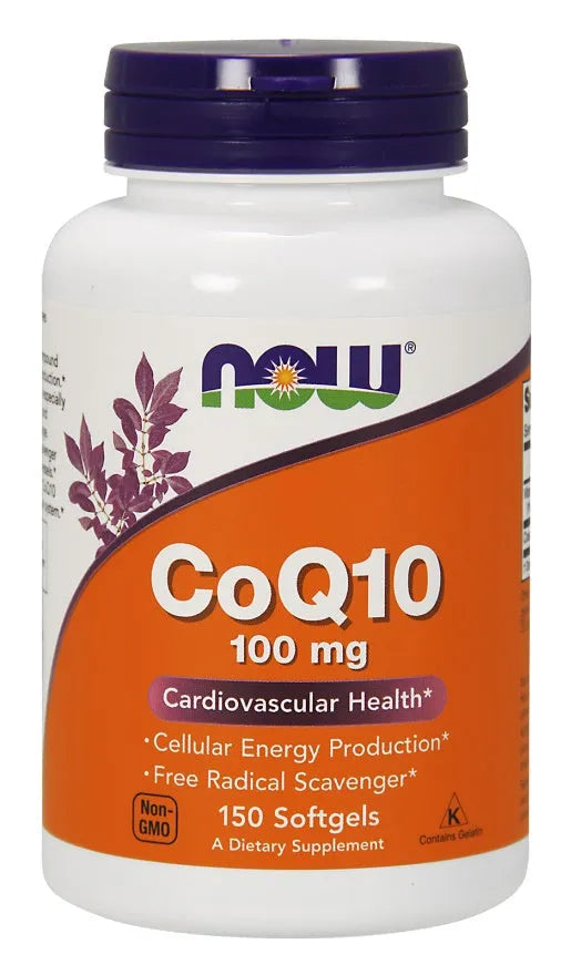 CoQ10 100mg - 150 softgels - NOW Foods - Papildai
