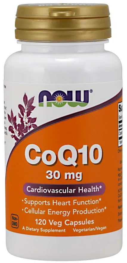 CoQ10 30mg - 120 vcaps - NOW Foods - Papildai