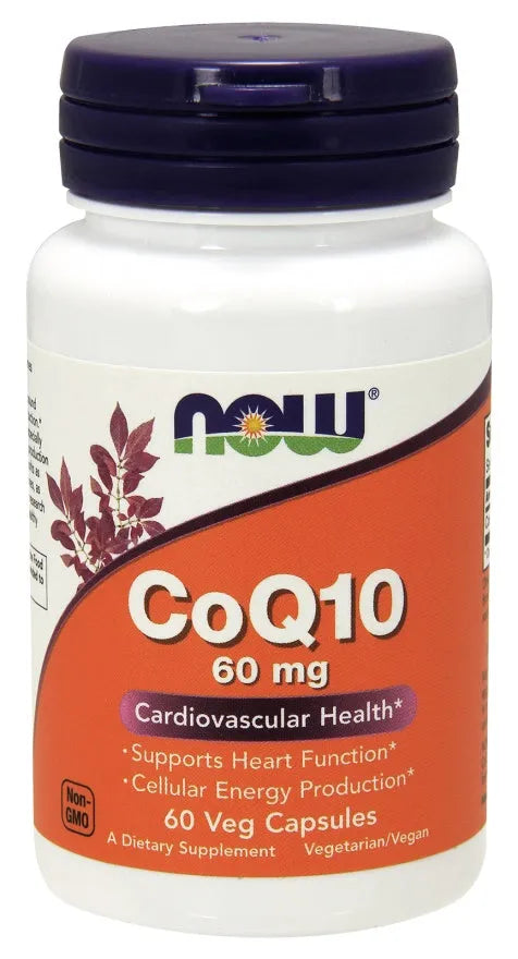 CoQ10 60mg - 60 vcaps - NOW Foods - Papildai