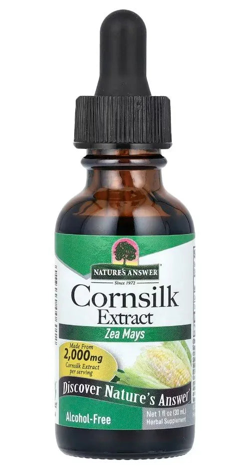 Cornsilk Extract 2000mg - 30 ml - Nature’s Answer - Papildai