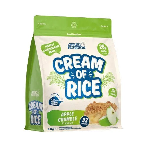 Cream of Rice Apple Crumble - 1000g - Applied Nutrition - Sporto papildai