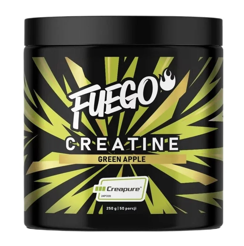 Creapure Creatine Green Apple - 250g - Fuego - Sporto papildai