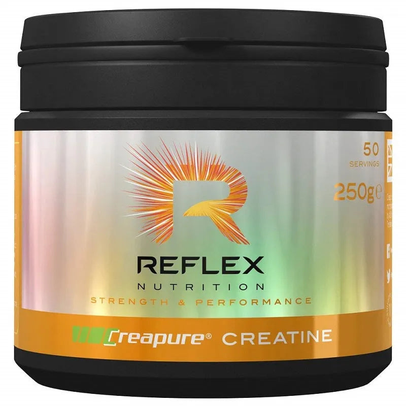 Creapure Creatine Powder - 250g - Reflex Nutrition - Sporto papildai