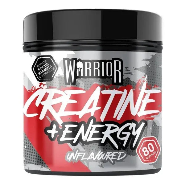 Creatine + Energy Unflavoured - 360g - Warrior - Sporto papildai